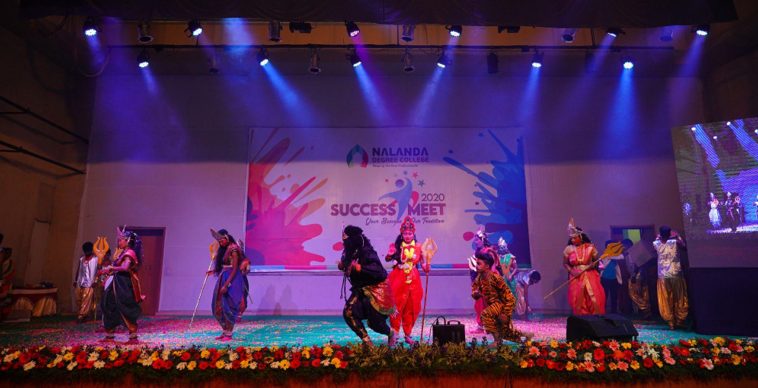 Stage performance at the Success Meet