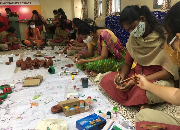 Eco-friendly festival stall